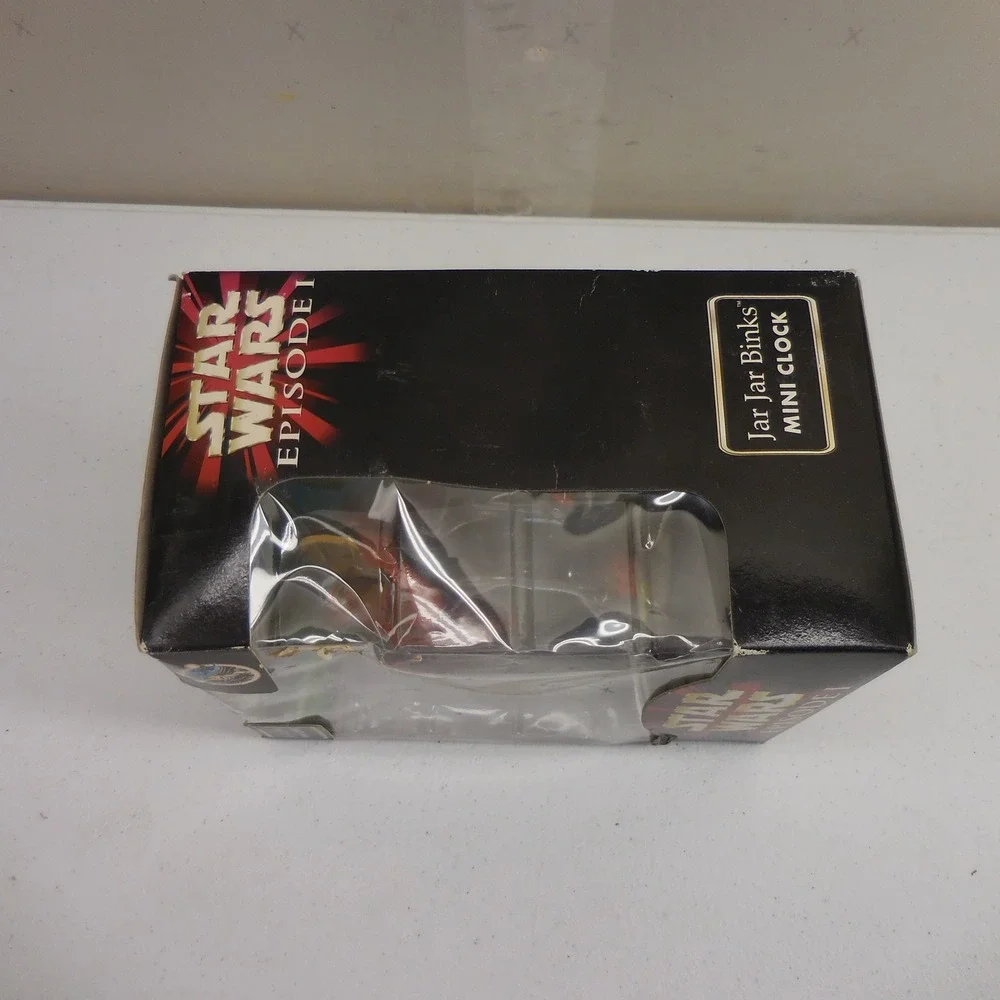 Star Wars Episode I Jar Jar Binks‎ Mini Clock Nelsonic SW1035 Vintage 1999 New